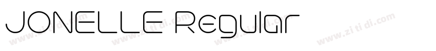 JONELLE Regular字体转换
